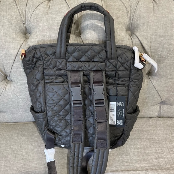 MZ Wallace Small Utility Backpack in Magnet - Picture 3 of 7